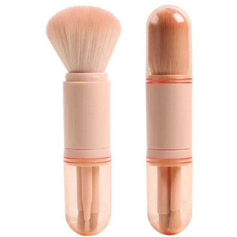 Four in one retractable makeup brush set by http://Lolyshop.shop