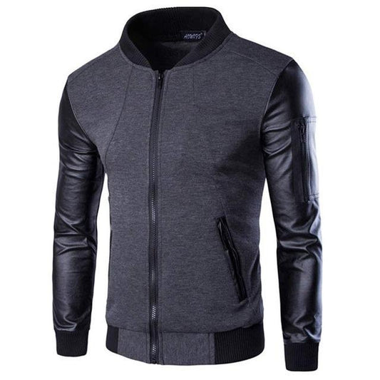 Mens Patchwork Sleeve Jacket by http://Lolyshop.shop