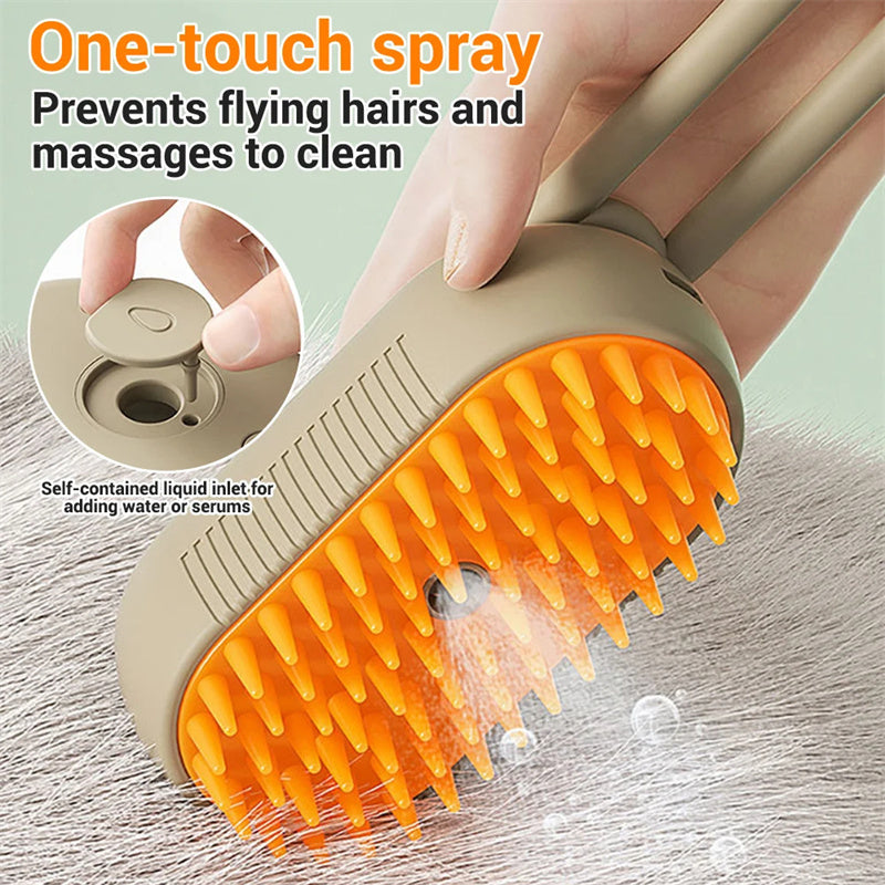 Cat Steam Brush Steamy Dog Brush 3 In 1 Electric Spray Cat Hair Brushes For Massage Pet Grooming Comb Hair Removal Combs Pet Products by http://Loyshop.shop