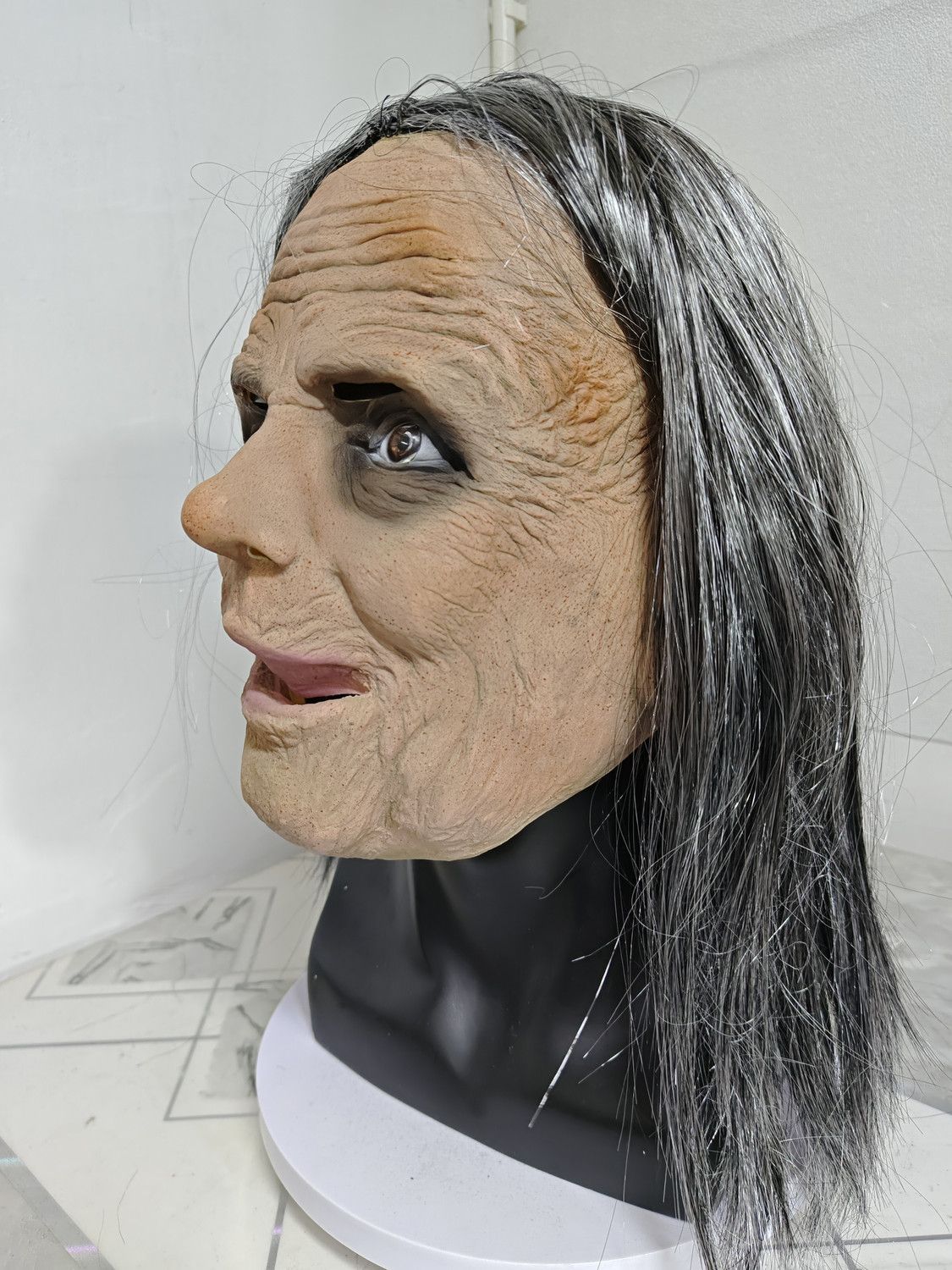 Halloween Granny Mask Latex Headset by http://Loyshop.shop