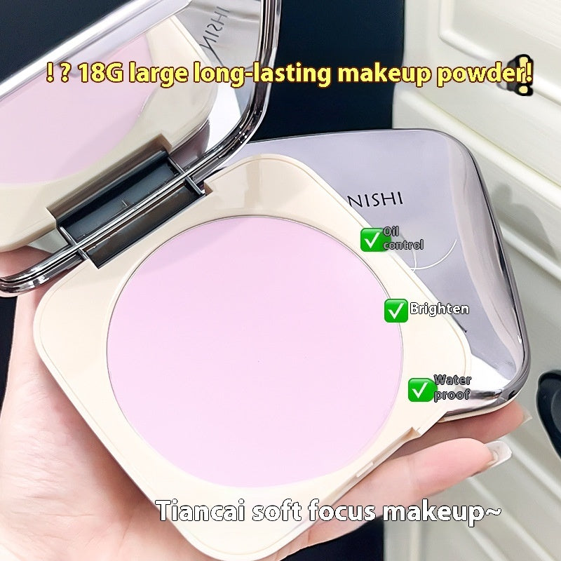 Natural And Clear Dry Makeup Fixed Makeup Non-pull Dry Long-lasting Repair Large Capacity Powder - Http:// Lolyshop.shop