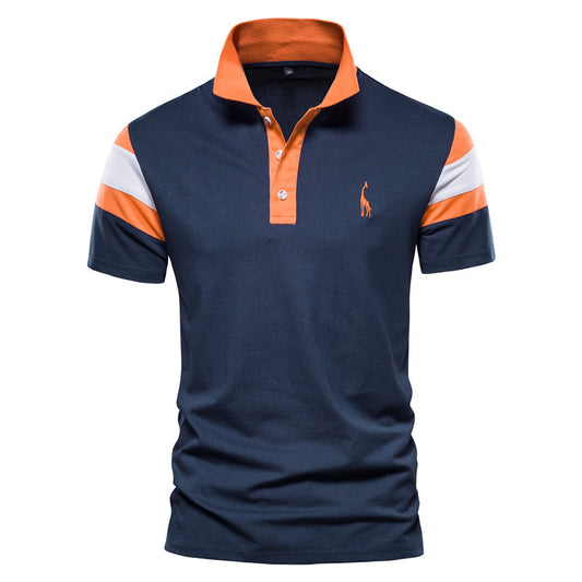 Men's Casual POLO Shirts Men's Slim Short-sleeved T-shirts by http://Lolyshop.shop