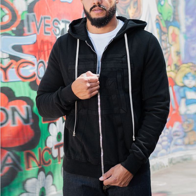 Men's Clothing Loose Tops Fashion Black Sweater Jacket Men by http://Lolyshop.shop