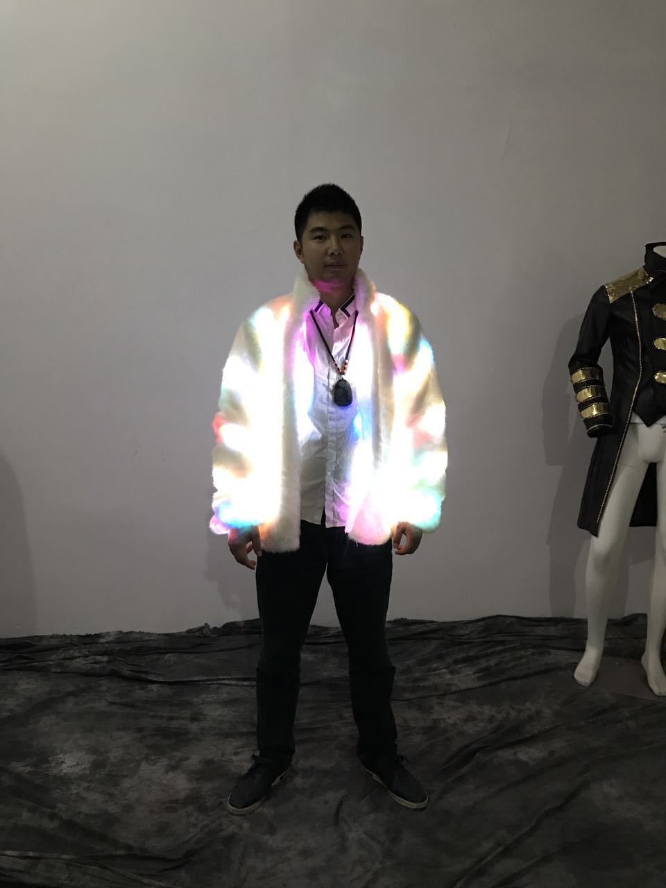 Halloween Colorful LED Lighting Clothes Jacket by http:// Lolyshop.shop