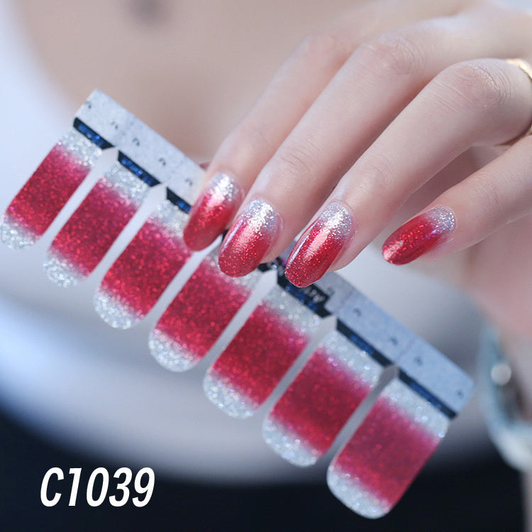 Nail polish nail sticker by http://Lolyshop.shop