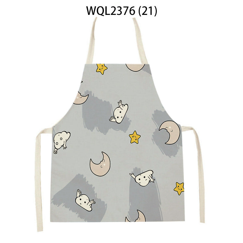 Cartoon Apron Kitchen Printing Sleeveless Blouse by http://Lolyshop.shop