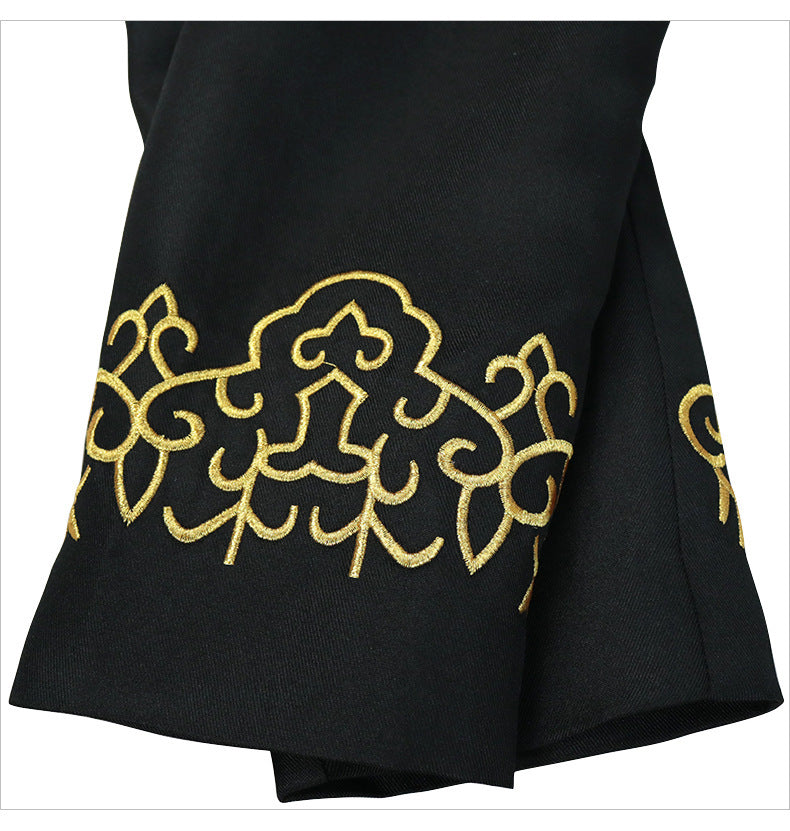 Men's Halloween Embroidered Jacket Stage Clothes by http://Lolyshop.shop