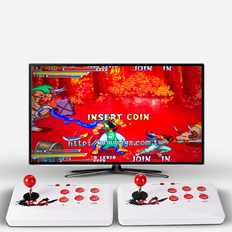 HD wireless double joystick game console fighting arcade by http://Lolyshop.shop