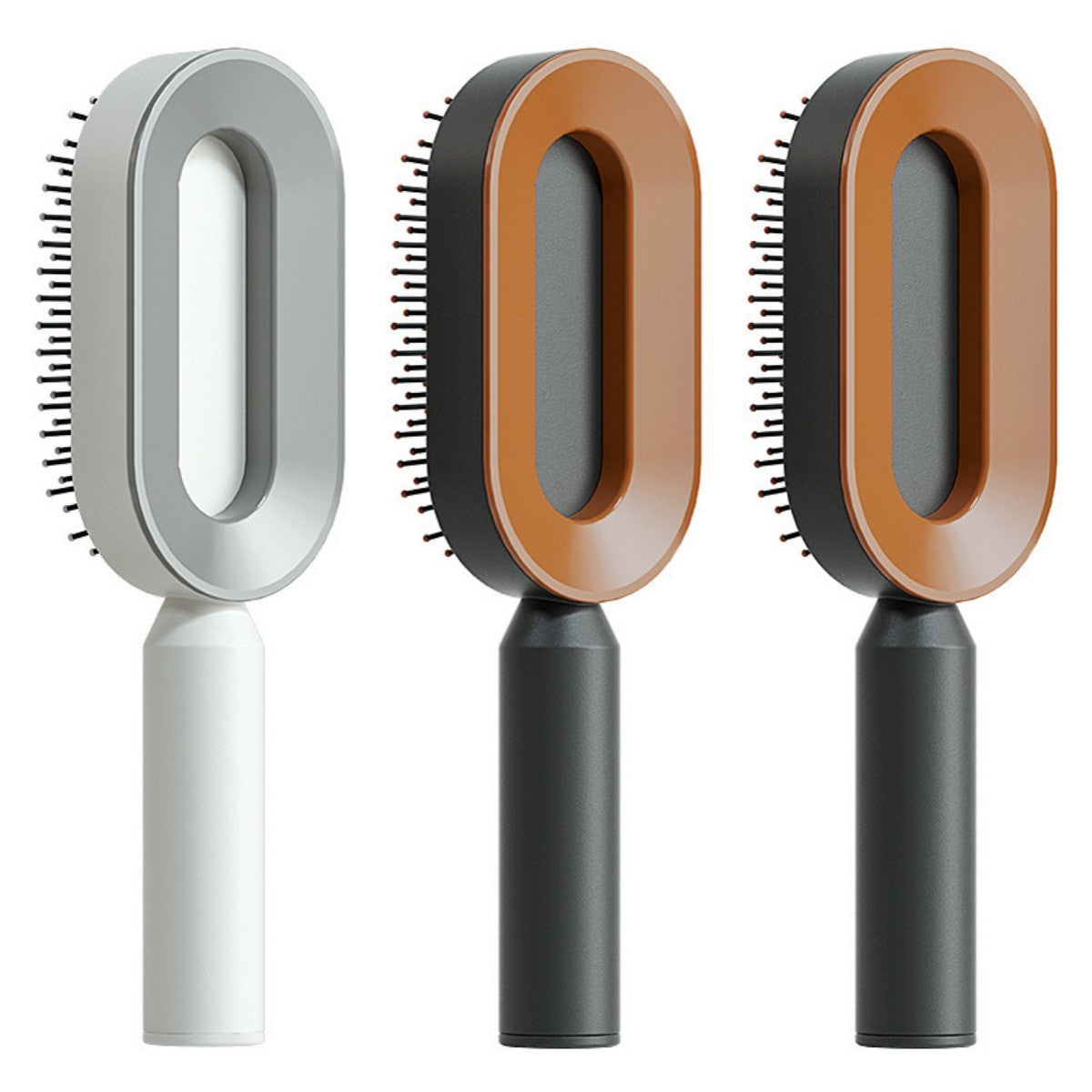 Self Cleaning Hair Brush For Women One-key Cleaning Hair Loss Airbag Massage Scalp Comb Anti-Static Hairbrush by http://Lolyshop.shop