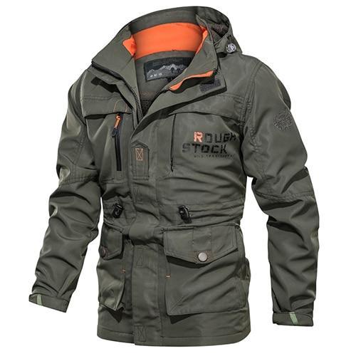 Men's Medium To Long Casual Outdoor Hooded Plus Size Jacket by http://Lolyshop.shop