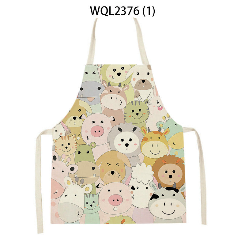 Cartoon Apron Kitchen Printing Sleeveless Blouse by http://Lolyshop.shop
