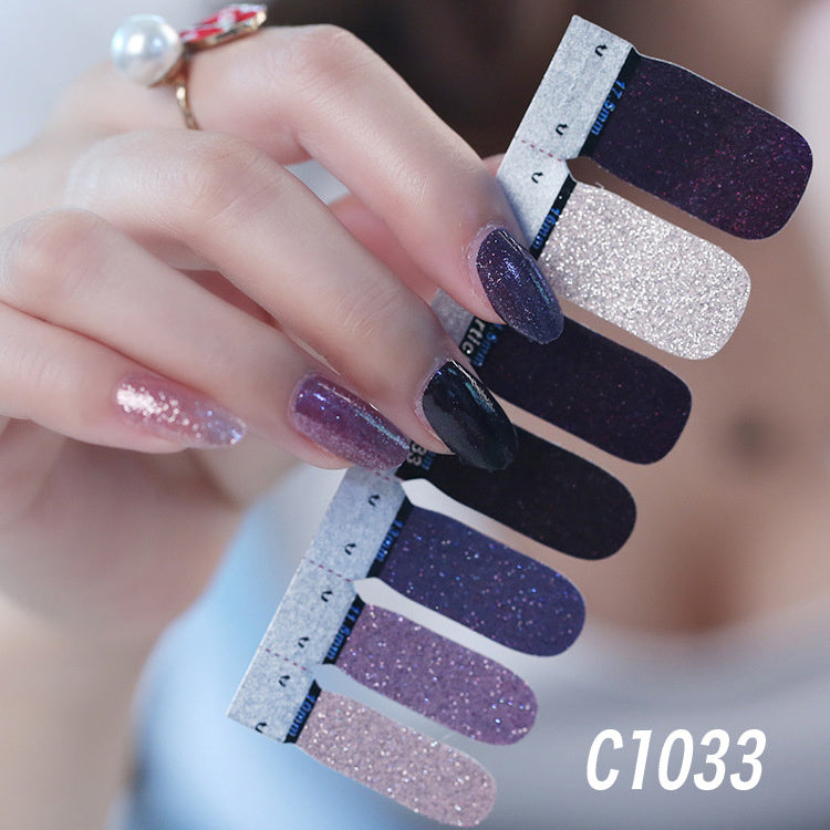 Nail polish nail sticker by http://Lolyshop.shop