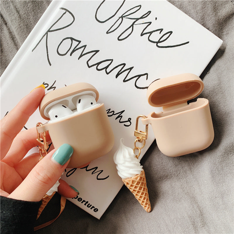 Cylinder Ice Cream Airpods2 Protector Set by http://Loyshop.shop