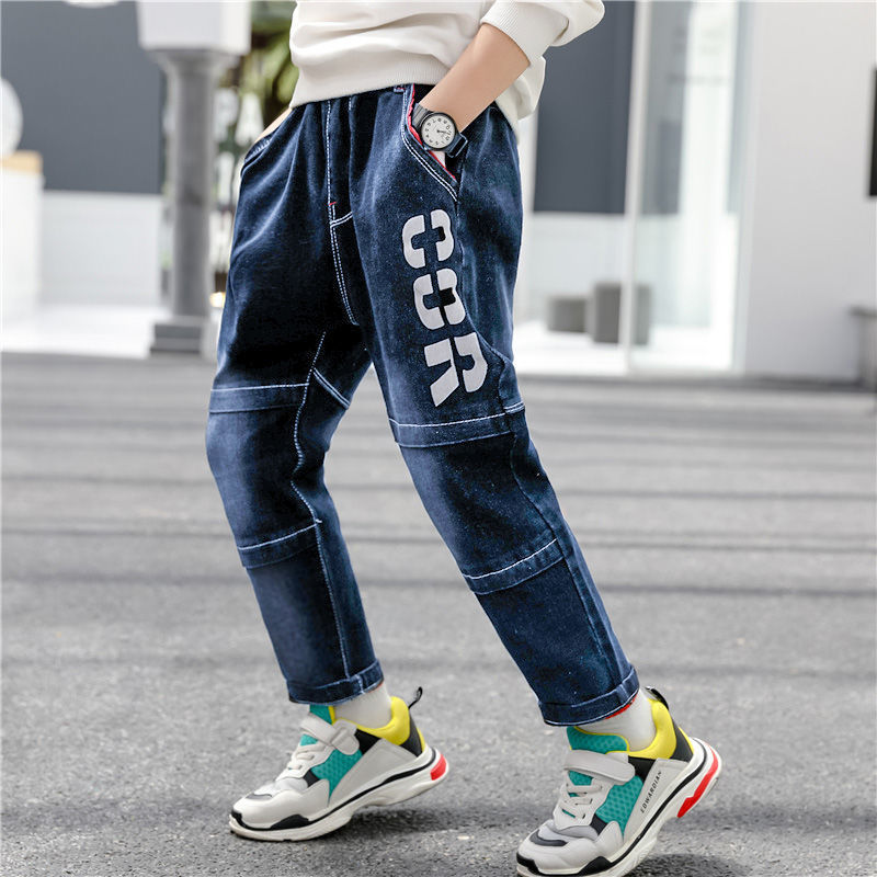 Boys Jeans Autumn And Winter New One-piece Velvet by http://Lolyshop.shop