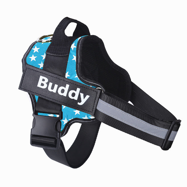 Personalized Dog Harness NO PULL Reflective Breathable Adjustable Pet Harness Vest For Small Large Dog Custom Patch Pet Supplies by http://Loyshop.shop
