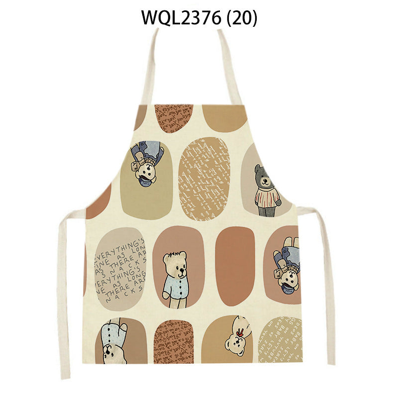Cartoon Apron Kitchen Printing Sleeveless Blouse by http://Lolyshop.shop