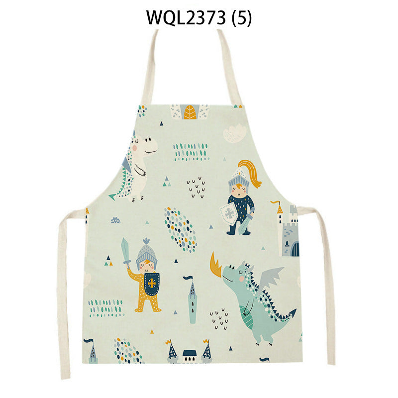 Cartoon Apron Kitchen Printing Sleeveless Blouse by http://Lolyshop.shop