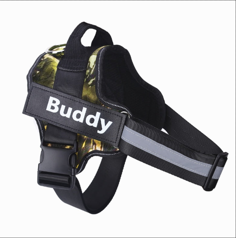 Personalized Dog Harness NO PULL Reflective Breathable Adjustable Pet Harness Vest For Small Large Dog Custom Patch Pet Supplies by http://Loyshop.shop