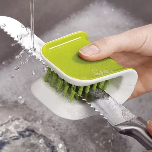 U-Shaped Knife And Cutlery Cleaner Brush Home Kitchen Cleaning Brushes Bristle Scrub Kitchen Washing by http://Lolyshop.shop