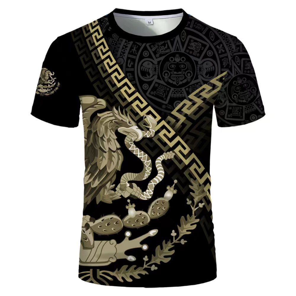 Men's Sports Casual T-shirt Street Trend Clothing Polyester 3D Short Sleeve by http://Lolyshop.shop