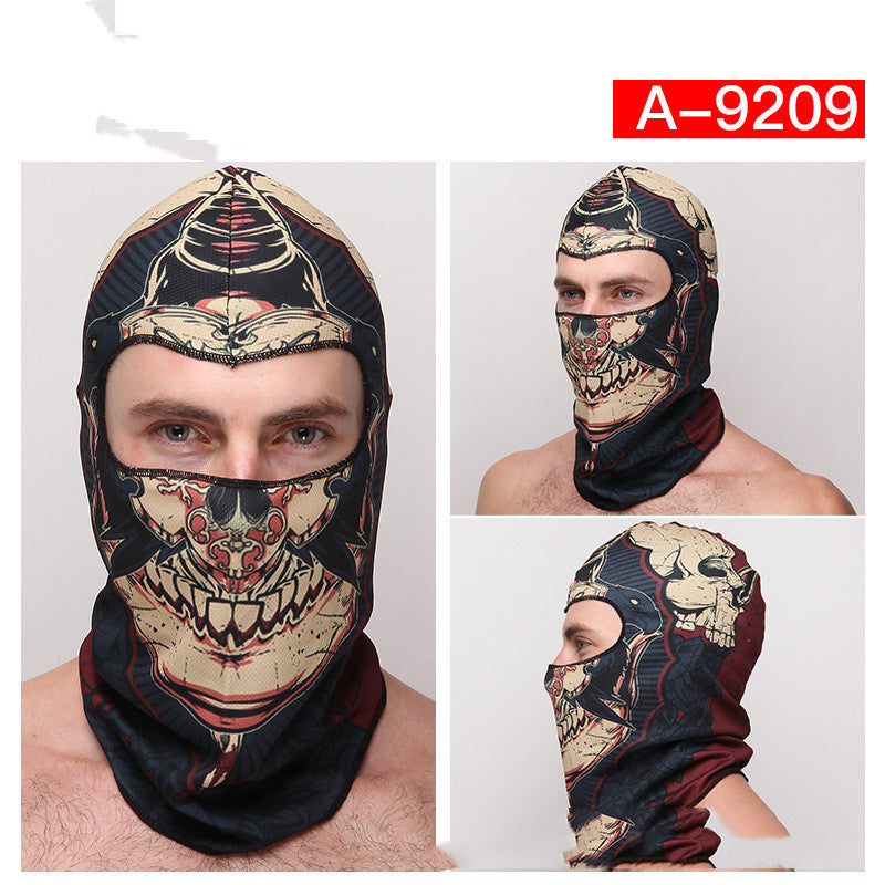 Riding Skating Dust Hood Halloween Skull Mask by http://Loyshop.shop