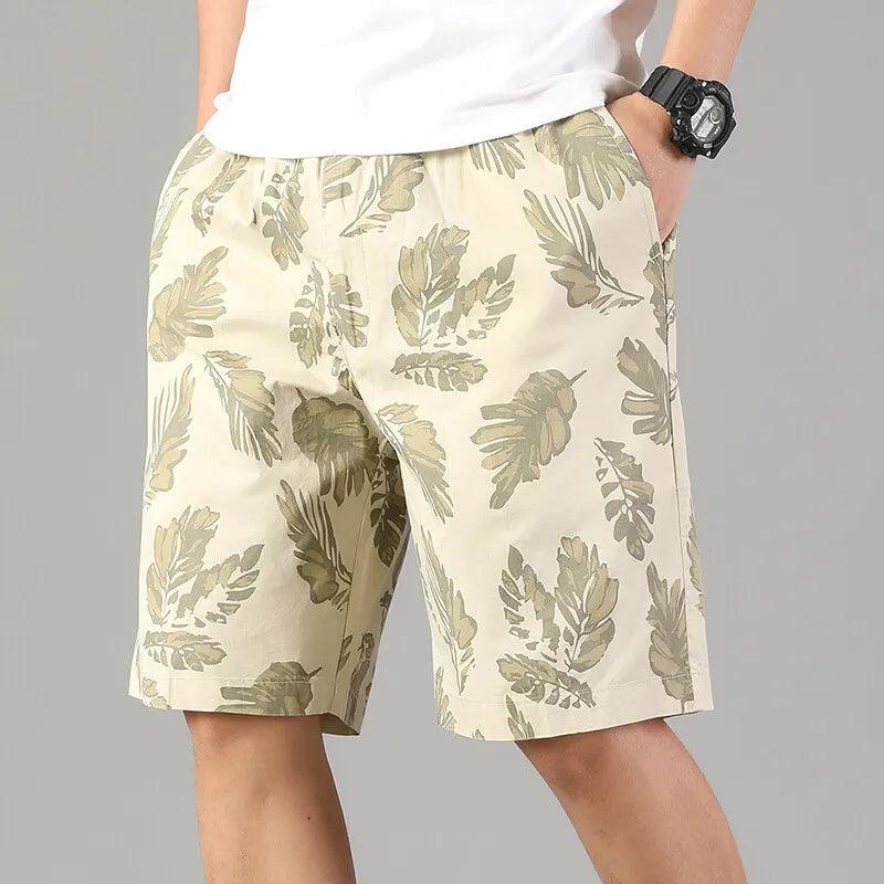 Men's Casual Shorts Summer Light Weight Shorts Outdoor Sports Cool Breathable Beach Relaxed Fit Cotton Cargo Shorts