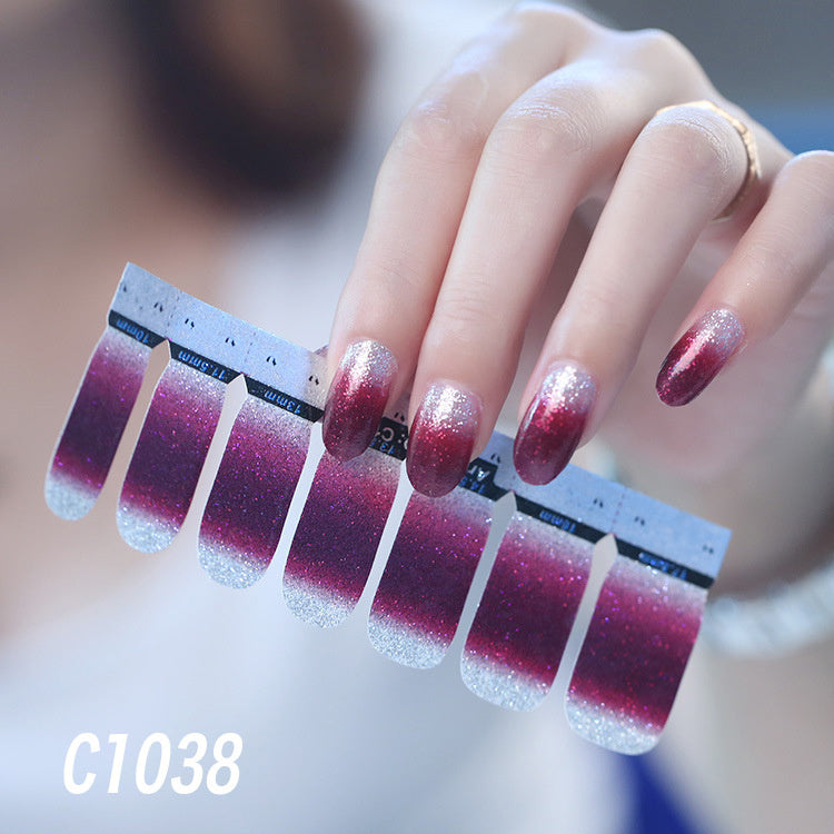 Nail polish nail sticker by http://Lolyshop.shop