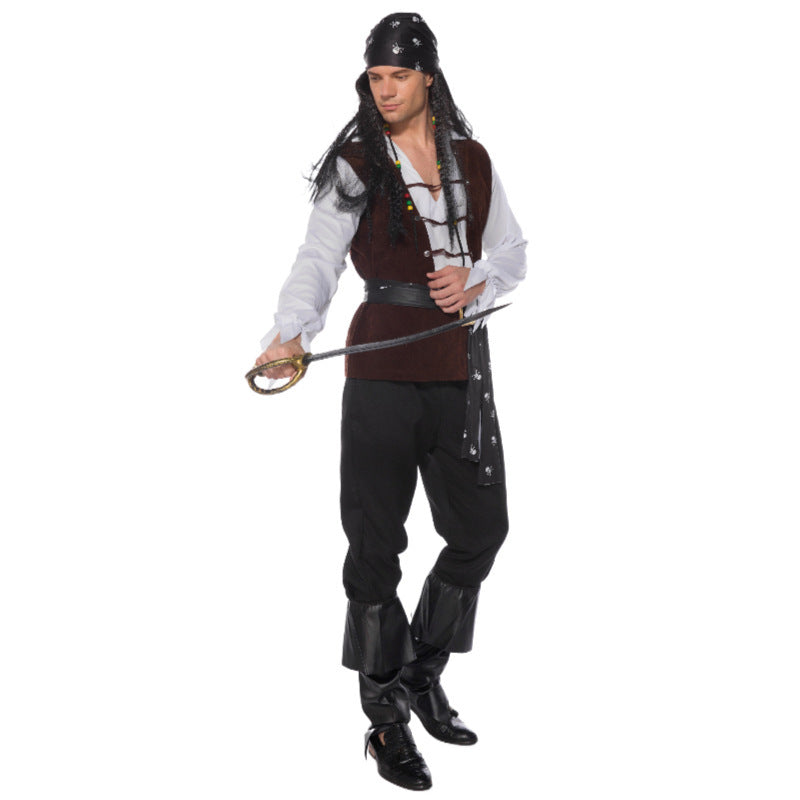 Men's Cosplay Clothes Halloween Pirates Of The Caribbean Clothing by http://Lolyshop.shop
