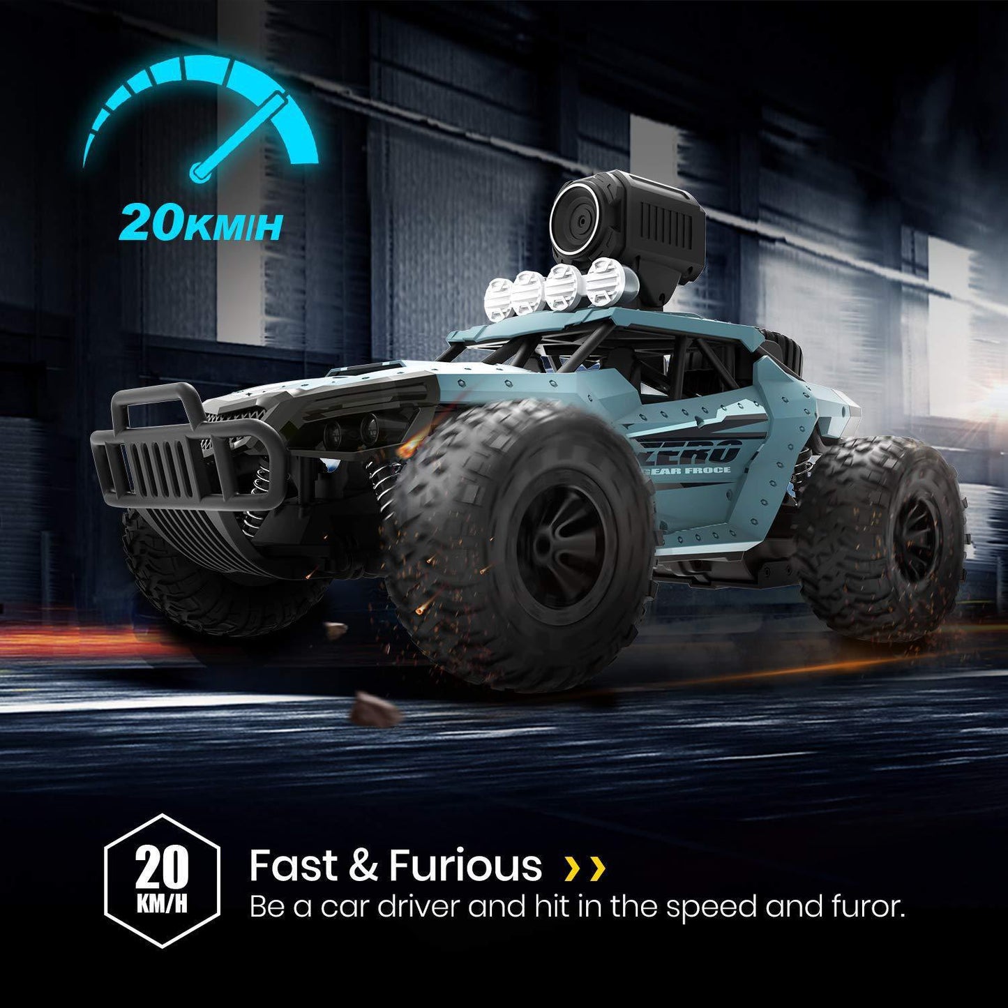 Remote Control Off-Road Trucks 2.4G Wifi 720P HD FPV Camera Kids Adults Toy Gift by http://Lolyshop.shop