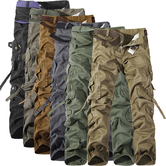 Men's Multi-pocket Cargo Pants Washed Hot Sale Cargo Pants by http://Lolyshop.shop