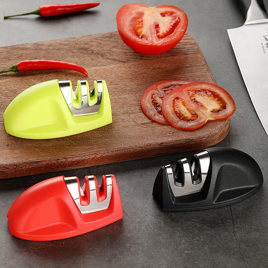 Knife Sharpener Mini Quick Kawaii Kitchen Accessories Portable Two-stage Mouse Sharpening Stone Kitchen Supplies by http://Lolyshop.shop