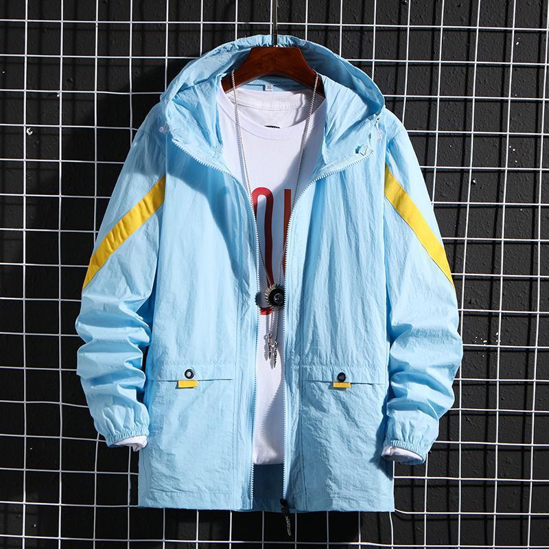 New Men's Skin Clothing Jacket Sports Hooded Jacket Men's by http://Lolyshop.shop
