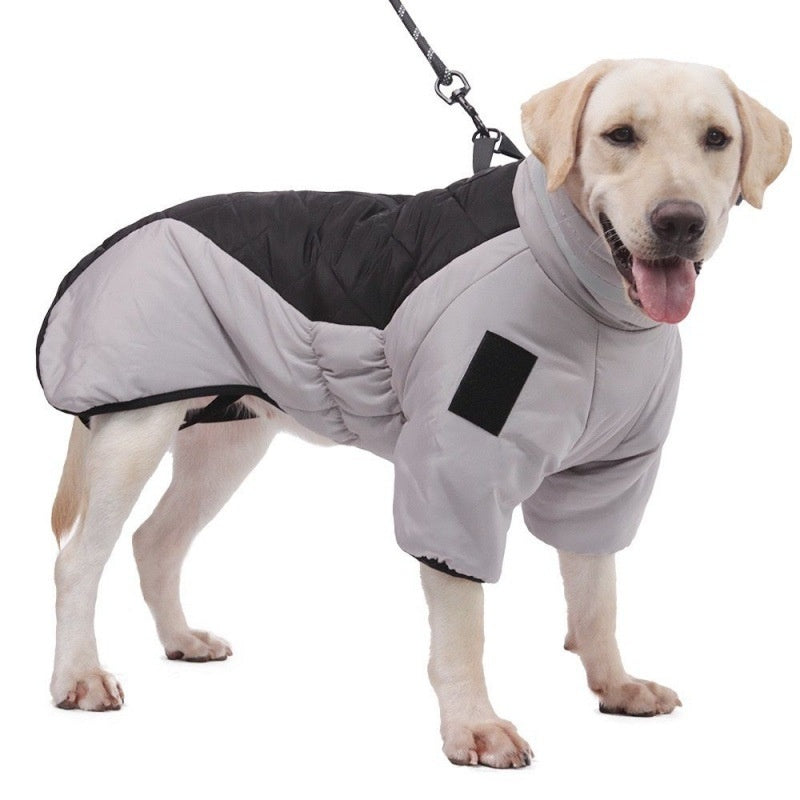 New Winter Dog Coat Waterproof Pet Clothes For Medum Large Dogs Warm Thicken Dog Vest Custome Labrador Jacket - Http:// Lolyshop.shop