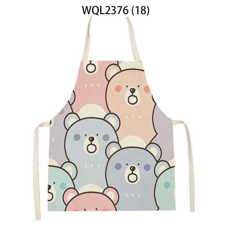 Cartoon Apron Kitchen Printing Sleeveless Blouse by http://Lolyshop.shop