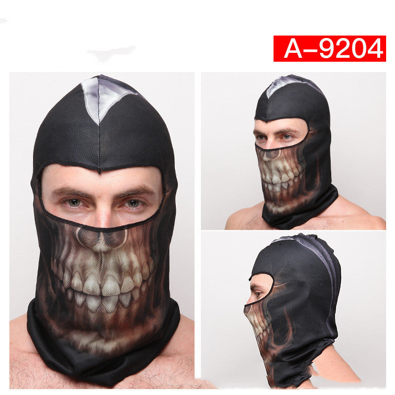 Riding Skating Dust Hood Halloween Skull Mask by http://Loyshop.shop