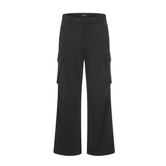 Multi-pocket Pleated Workwear Casual Pants Men by http://Lolyshop.shop