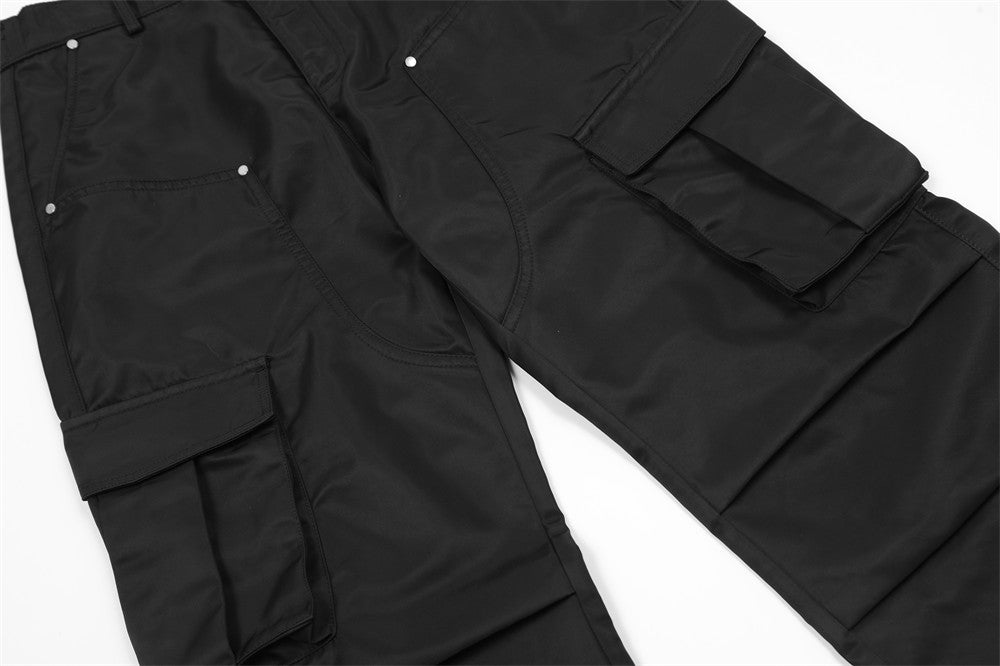 Pleated Knee Paratrooper Workwear Casual Trousers Men by http://Lolyshop.shop