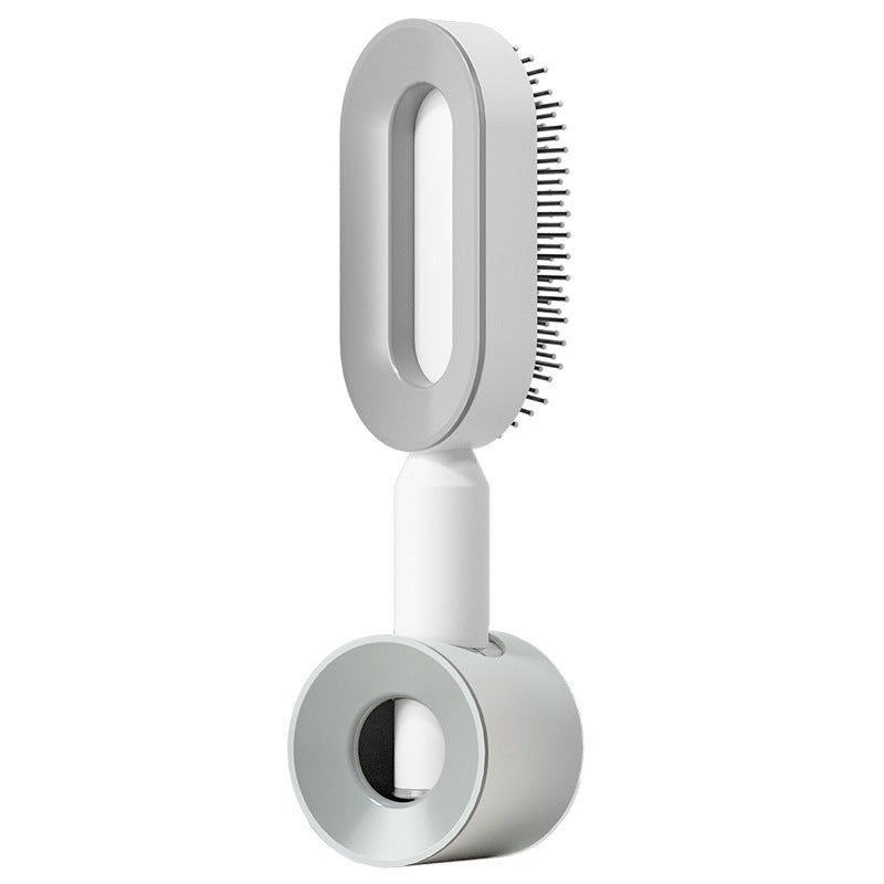 Self Cleaning Hair Brush For Women One-key Cleaning Hair Loss Airbag Massage Scalp Comb Anti-Static Hairbrush by http://Lolyshop.shop