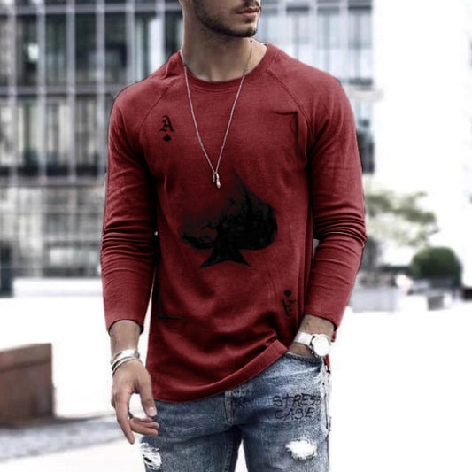 Men's Spring Long-Sleeve Loose Autumn T-Shirts by http://Lolyshop.shop