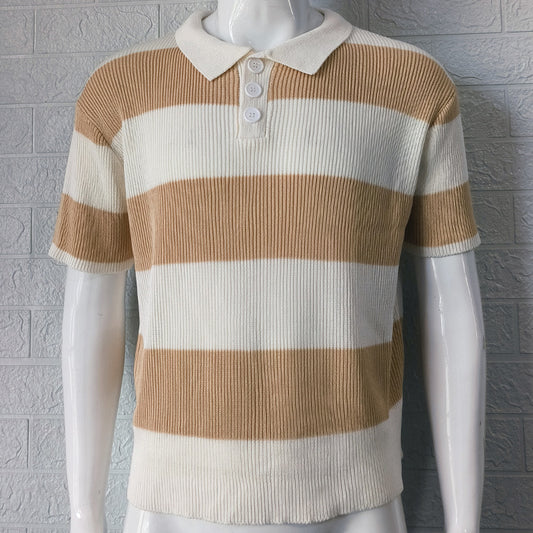 Mens Clothing Summer Fashion Lapel Sweater Short Sleeve Men Clothing Men Wears by http://Lolyshop.shop