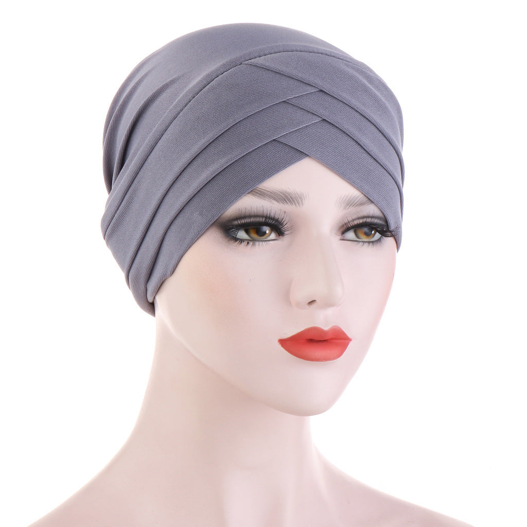 Three Crossed Indian Hats In Stretch Cloth Forehead