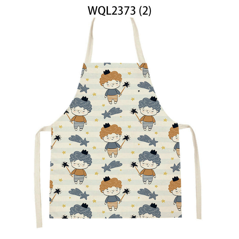 Cartoon Apron Kitchen Printing Sleeveless Blouse by http://Lolyshop.shop