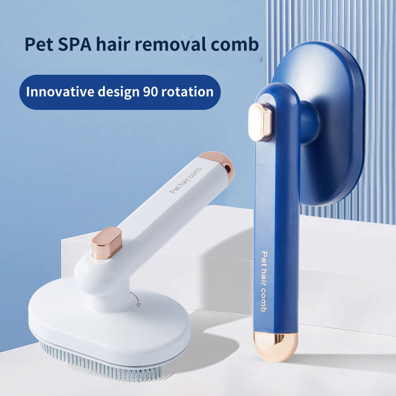 Pet Comb Cat Dog To Remove Floating Hair Pet Hair Brush Hair Removal Artifact Pet Grooming Brush Supplies Self Cleaning Comb Pet Products by http://Loyshop.shop