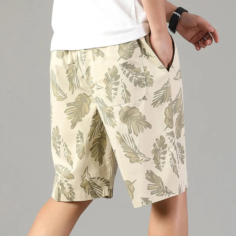 Men's Casual Shorts Summer Light Weight Shorts Outdoor Sports Cool Breathable Beach Relaxed Fit Cotton Cargo Shorts