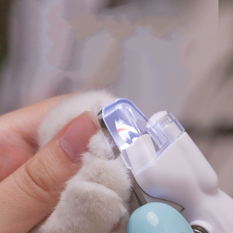 Pet Nail Clippers Dog Nail Clippers Cat Nail Clippers LED Electric Nail Grinder Pet Supplies LED Light Pet Nail Clippers by http://Loyshop.shop