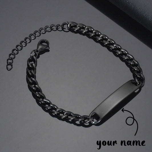Custom Laser Engraved Bracelets Personalized Bracelet Engravable Stainless Steel Jewelry Gifts https://Lolyshop.shop