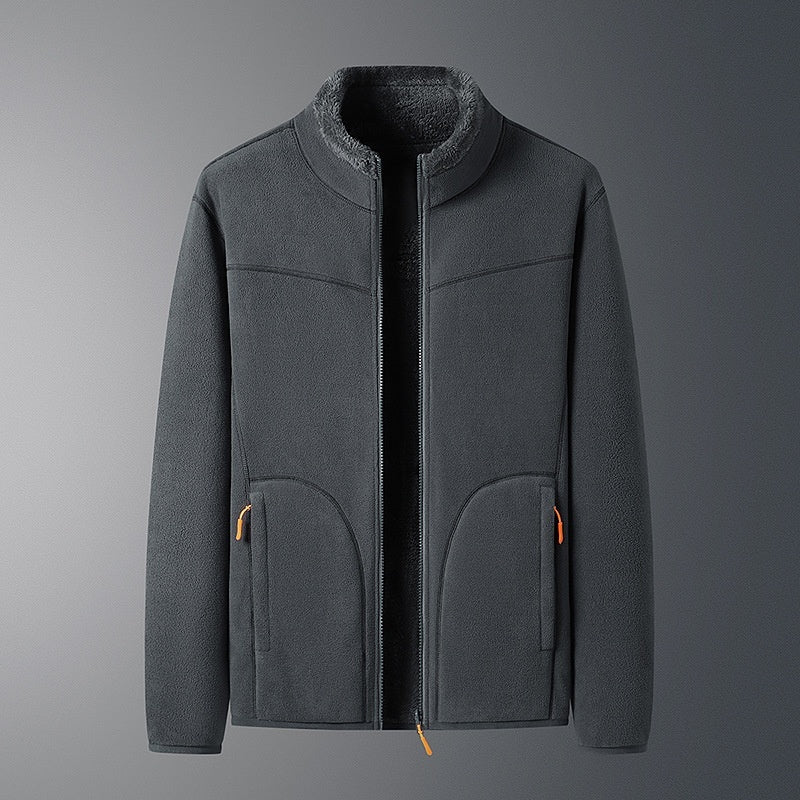 Outdoor Fleece Coat Men's And Women's Autumn And Winter Warm Fleece Sweater Fleece-lined by http://Lolyshop.shop