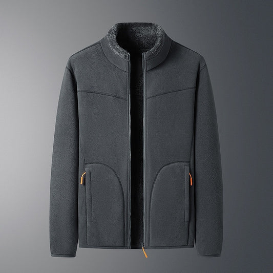 Outdoor Fleece Coat Men's And Women's Autumn And Winter Warm Fleece Sweater Fleece-lined by http://Lolyshop.shop