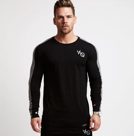 Brand Men fashion t shirt Slim shirts male Tops Leisure Bodybuilding Long Sleeve by http://Lolyshop.shop