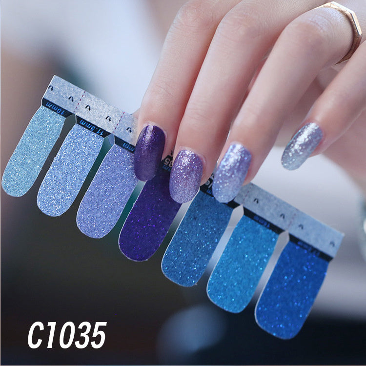 Nail polish nail sticker by http://Lolyshop.shop